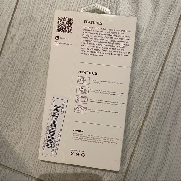 IPHONE XR 3pack screen protector SHEIN - Picture 2 of 4